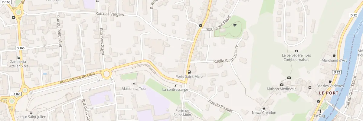 Plan du 7 Rue Saint-malo à Dinan