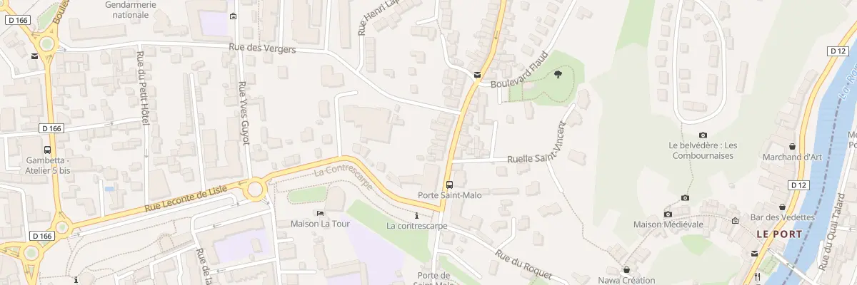 Plan du 11 Rue Saint-malo à Dinan