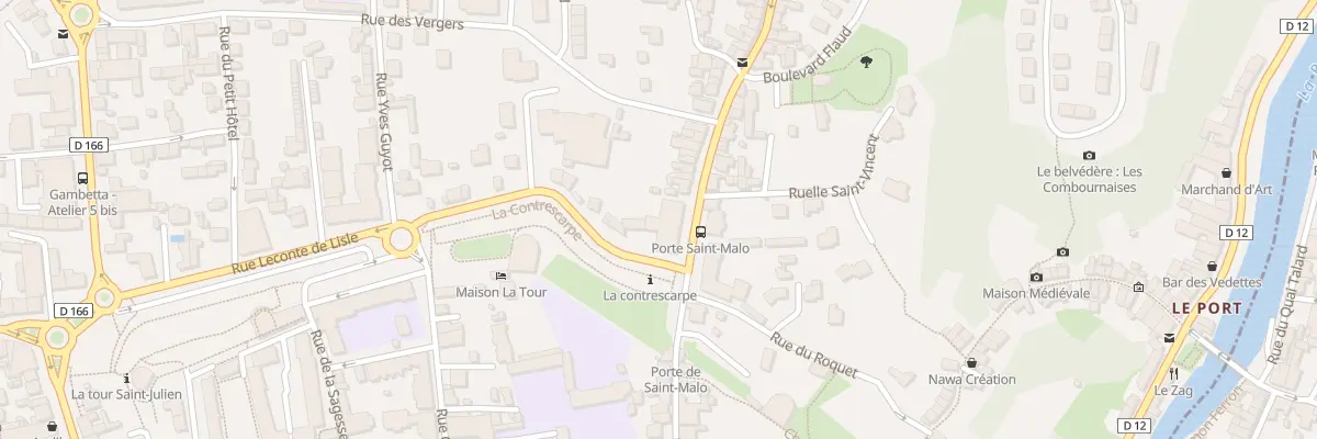 Plan du 1 Rue Leconte de l’Isle à Dinan