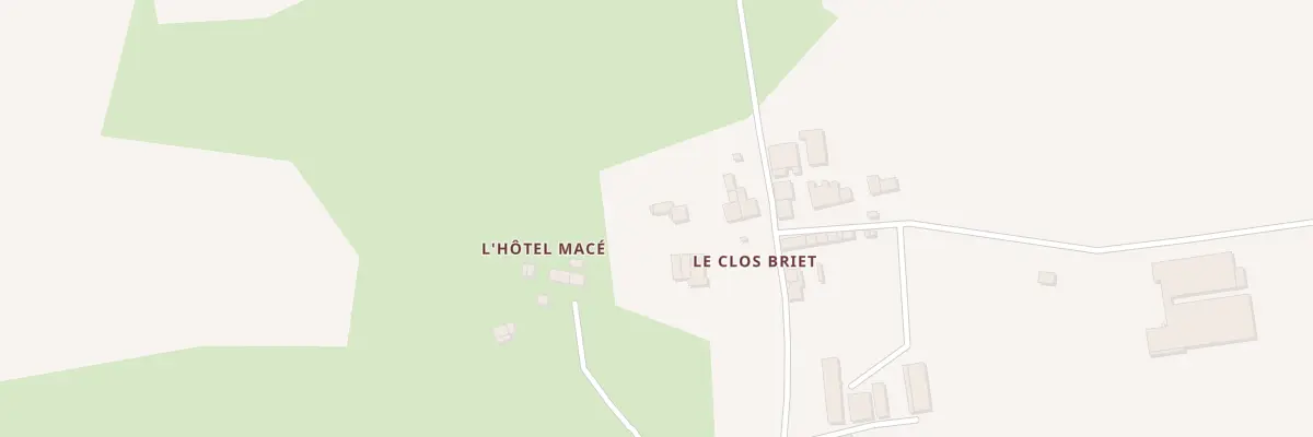 Plan du 1 Le Clos Briet à Bains-sur-Oust