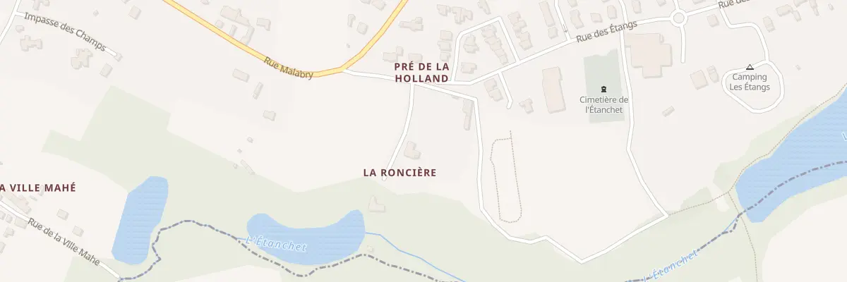 Plan du 4 Che de la Holland à La Richardais