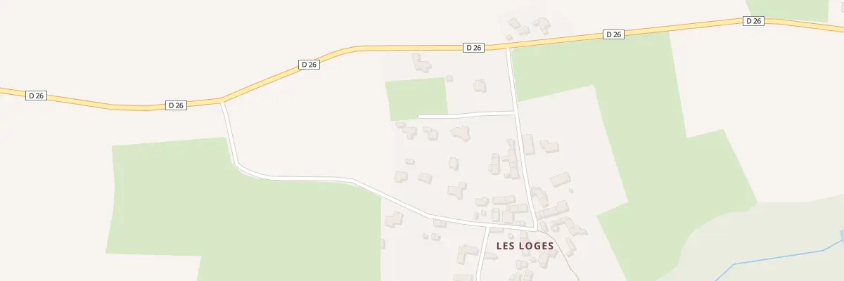 Plan du 5 Les Loges à Saint-Carné