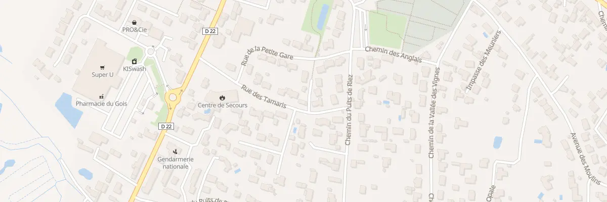 Plan du 13 Rue des Tamaris à Beauvoir-sur-Mer