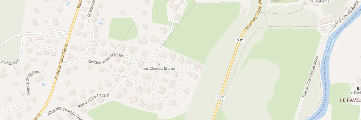 Plan du 5 Rue de la Vallee aux Moines à Dinan