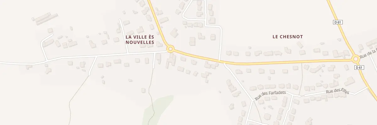 Plan du 33 La Ville es nouvelles à Iffendic