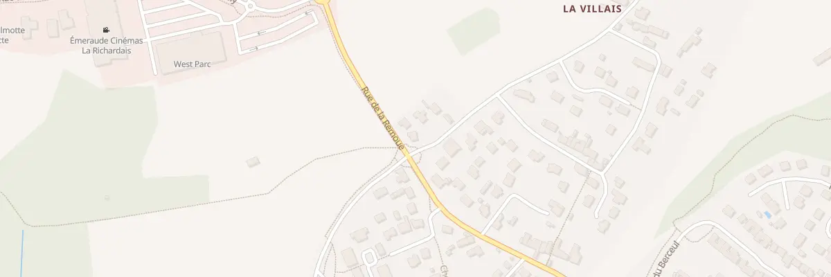 Plan du 2 Rue de la Remoue à La Richardais