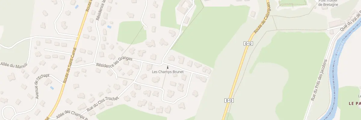 Plan du 3 Rue de la Vallee aux Moines à Dinan