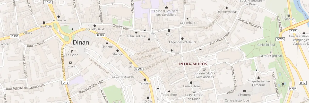 Plan du 7 Rue de la Mittrie à Dinan