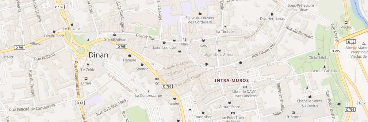 Plan du 6 Rue de la Mittrie à Dinan