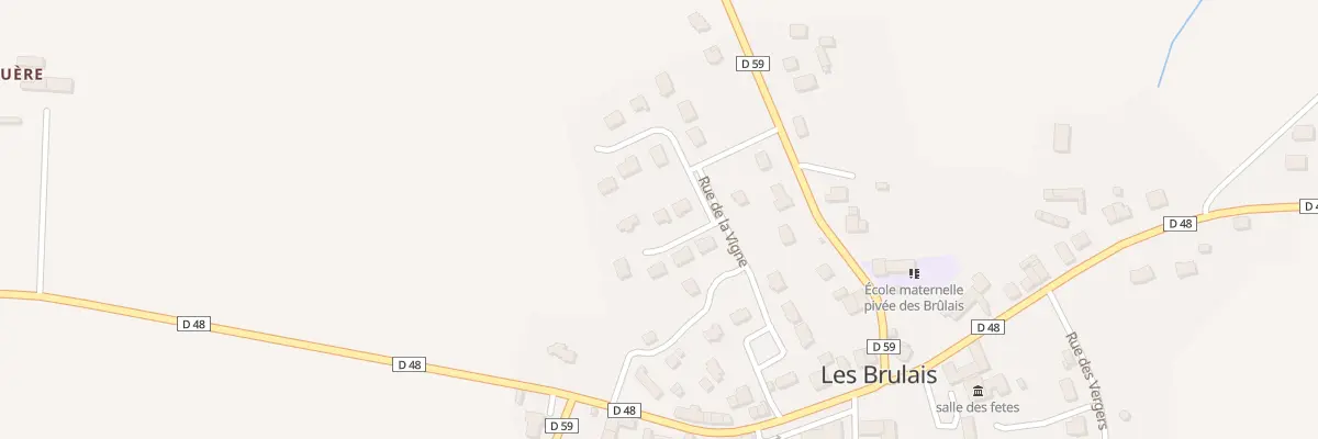 Plan du 8 Rue de la Vigne aux Brulais