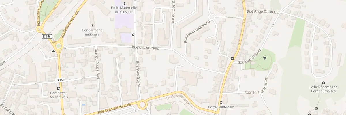 Plan du 23B Rue Leconte de l’Isle à Dinan