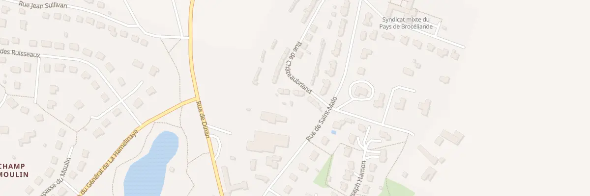 Plan du 7 Rue de Châteaubriand à Montauban-de-Bretagne