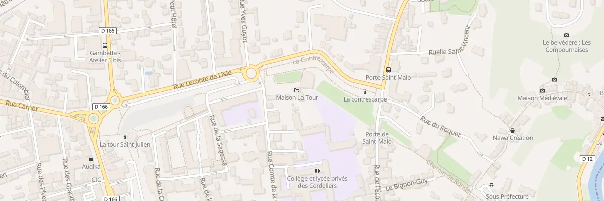 Plan du 30 Rue de la Garaye à Dinan
