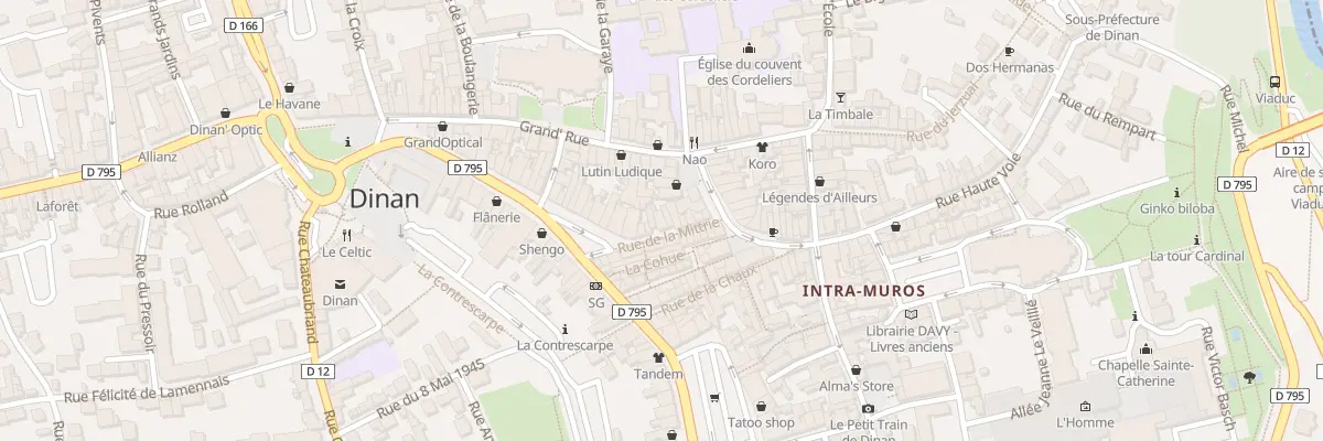 Plan du 14 Rue de la Mittrie à Dinan
