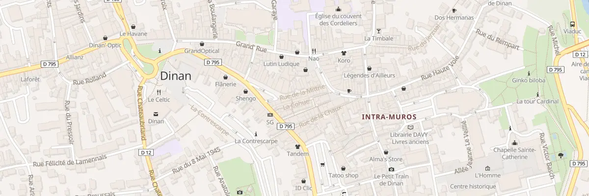 Plan du 17 Rue de la Mittrie à Dinan