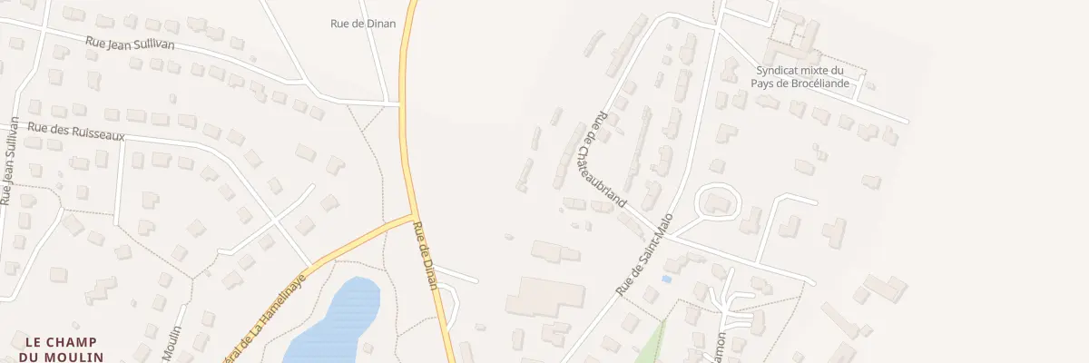 Plan du 15 Rue de Châteaubriand à Montauban-de-Bretagne