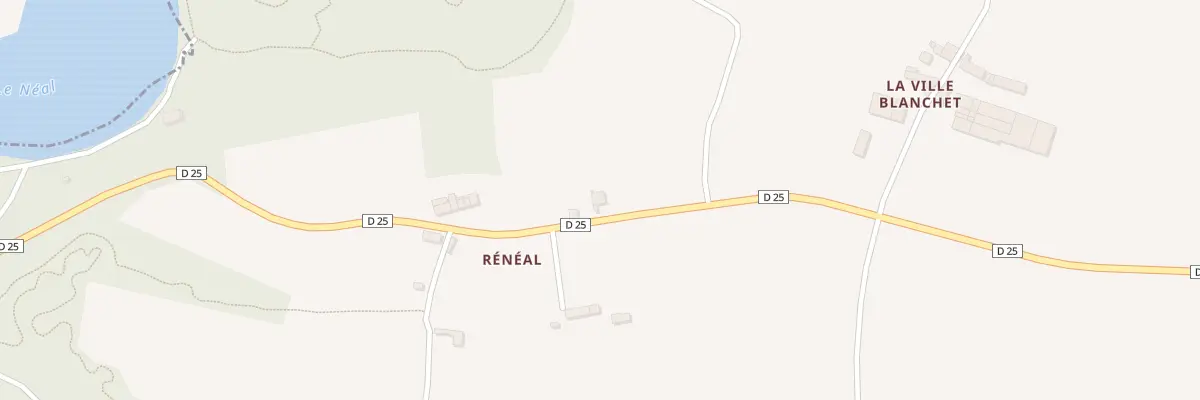 Plan du 5205 Rénéal à Plouasne