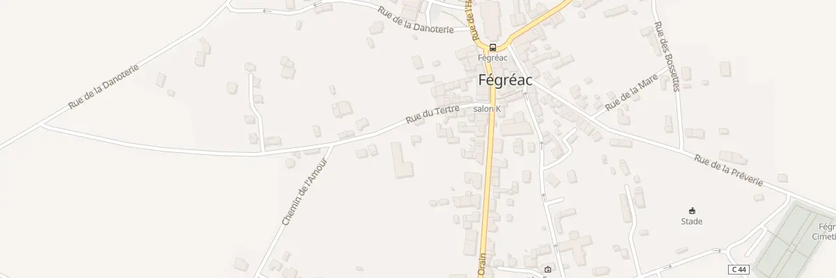 Plan du 11 Rue du Tertre à Fégréac