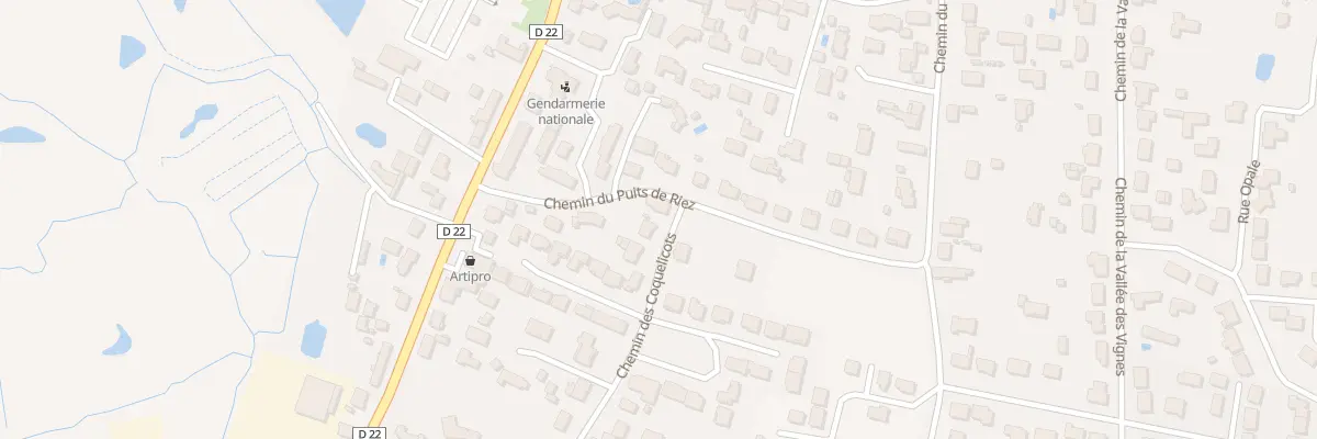 Plan du 8 Che du Puits de Riez à Beauvoir-sur-Mer