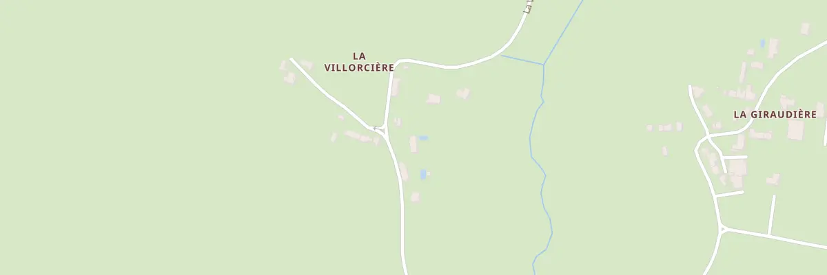 Plan du 8 La Villorciere à Chauvé