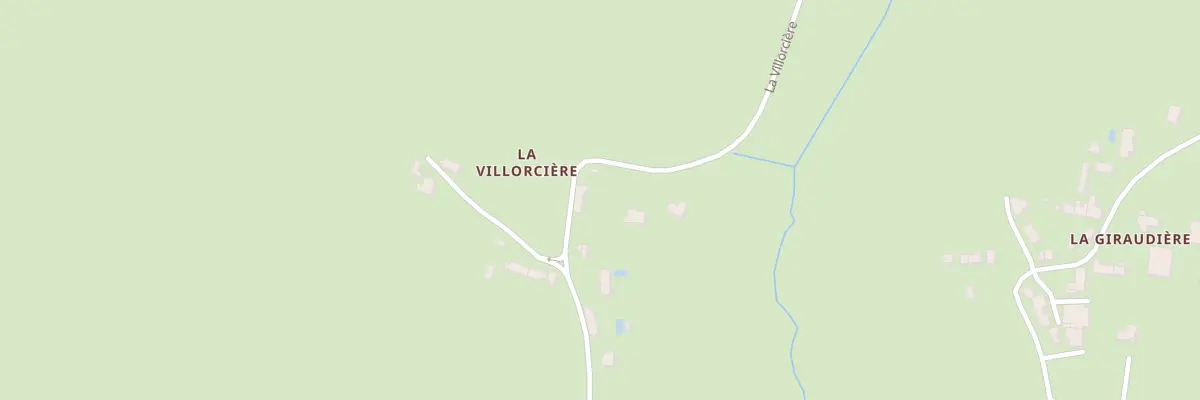 Plan du 6 La Villorciere à Chauvé