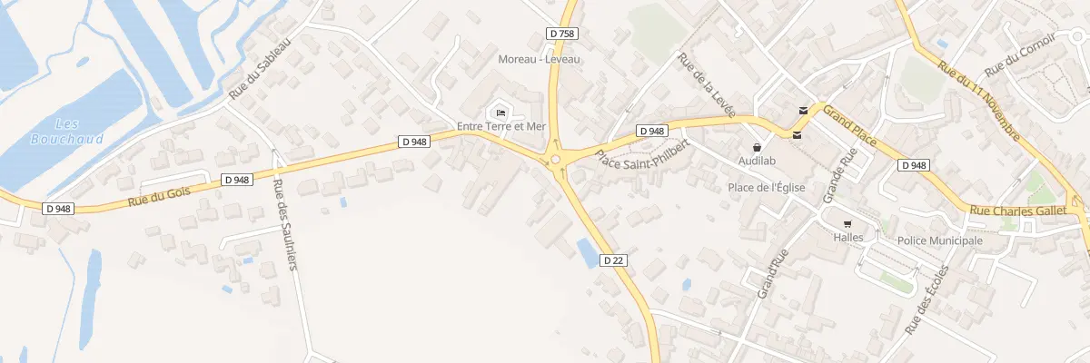 Plan du 2 Rue des Sables à Beauvoir-sur-Mer
