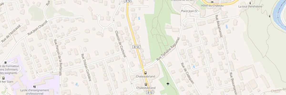 Plan du 79 Rue Chateaubriand à Dinan