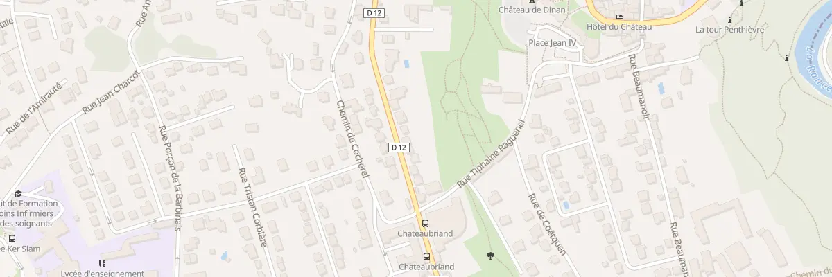 Plan du 77 Rue Chateaubriand à Dinan