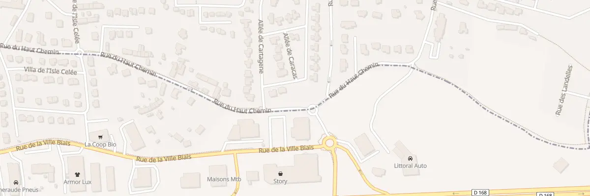 Plan du 8T Rue du Haut Chemin à Dinard