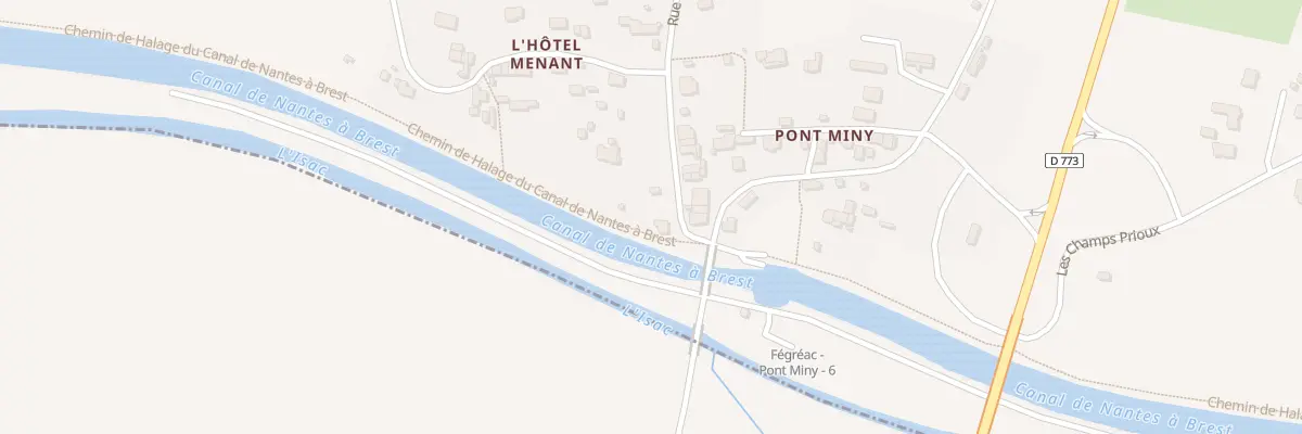 Plan du 48 Rue du Canal à Fégréac