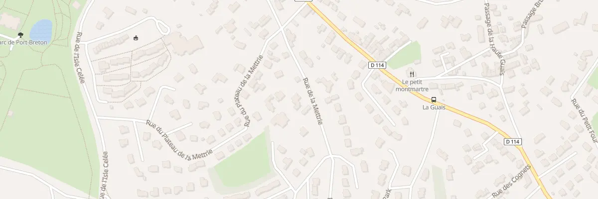 Plan du 22 Rue de la Mettrie à Dinard