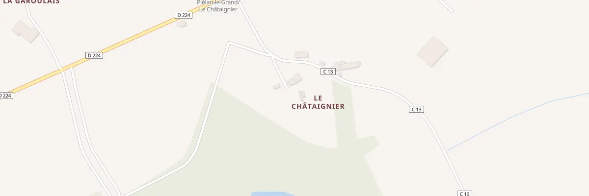 Plan du 5619 Le Châtaignier à Plélan-le-Grand