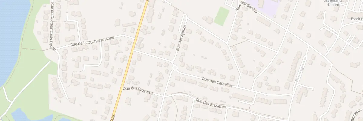 Plan du 2 Rue des Ajoncs à Montauban-de-Bretagne
