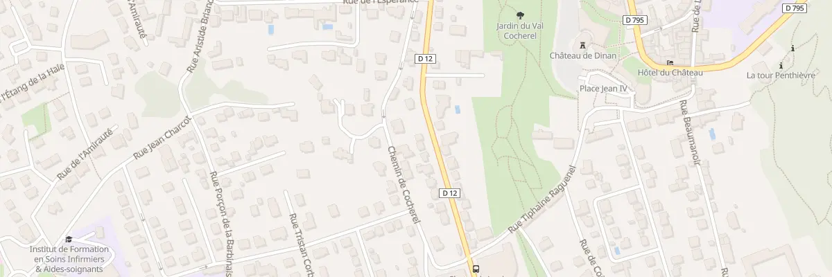 Plan du 46 Rue Chateaubriand à Dinan