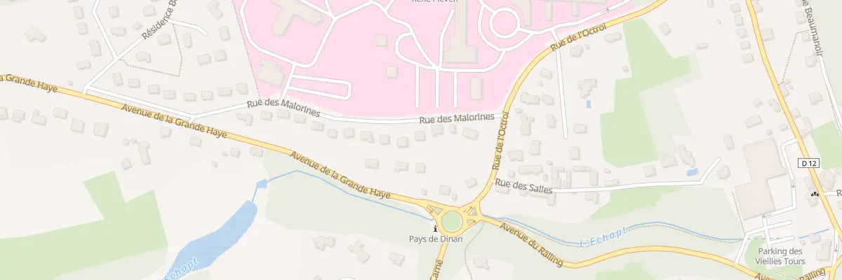 Plan du 7 Rue des Malorines à Dinan