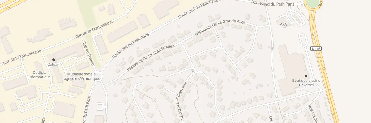 Plan du 64 Res de la Grande Allee à Taden