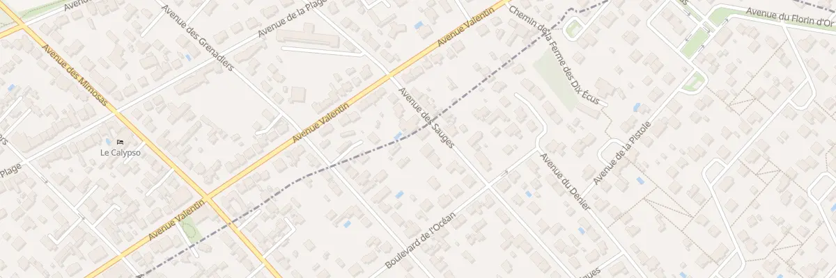 Plan du 8 Av des Sauges à Saint-Hilaire-de-Riez