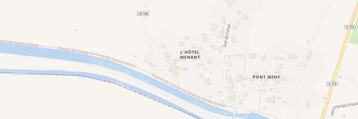 Plan du 9 Hotel Menand à Fégréac
