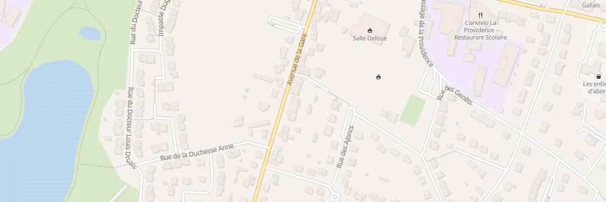 Plan du 47 Av de la Gare à Montauban-de-Bretagne