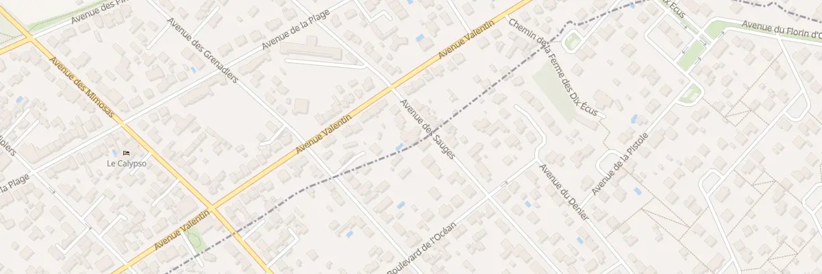 Plan du 6 Av des Sauges à Saint-Jean-de-Monts