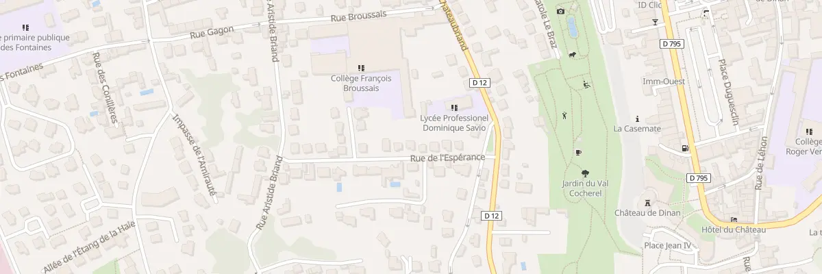 Plan du 10 Rue de l’Espérance à Dinan