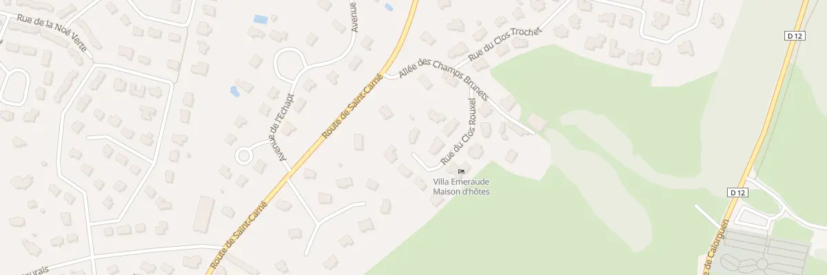 Plan du 12 Rue du Clos Rouxel à Dinan