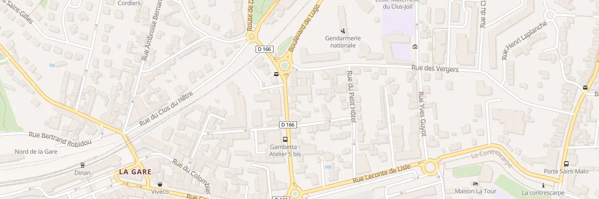 Plan du 16 Rue Gambetta à Dinan