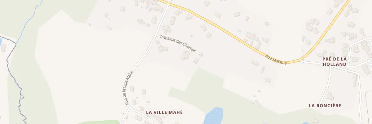 Plan du 4 Imp Champs à La Richardais