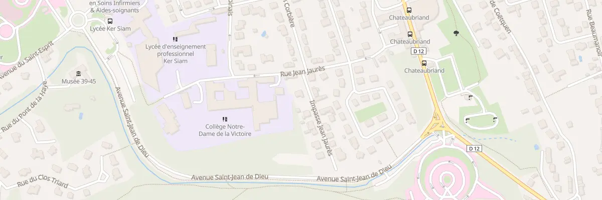Plan du 4 Imp Jean Jaures à Dinan