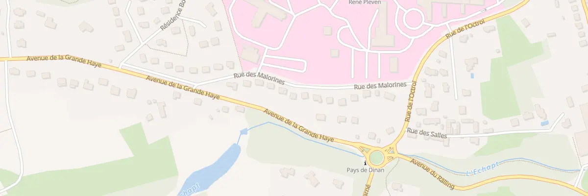 Plan du 17 Rue des Malorines à Dinan