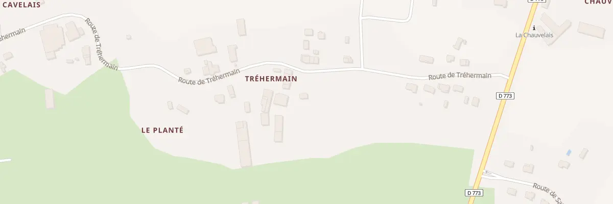 Plan du 7049 Trehermain à Saint-Gildas-des-Bois