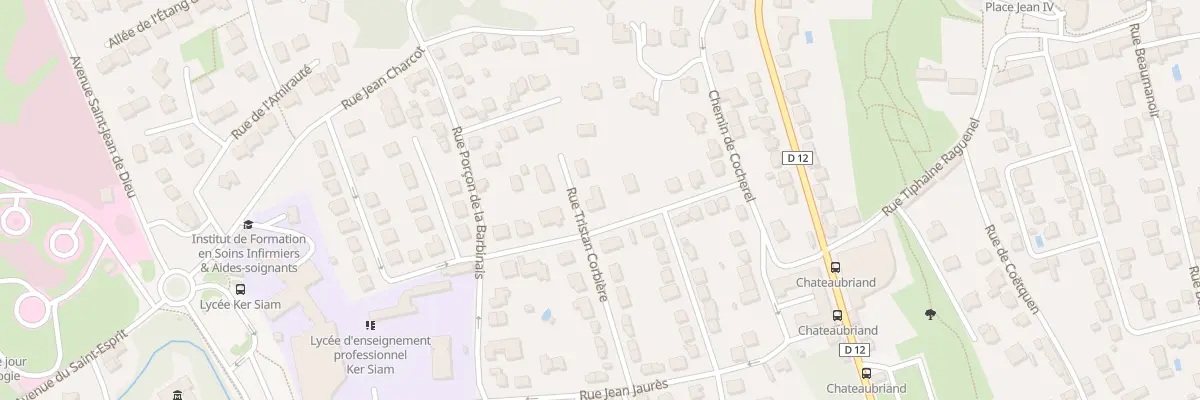 Plan du 6 Rue de la Poterie à Dinan