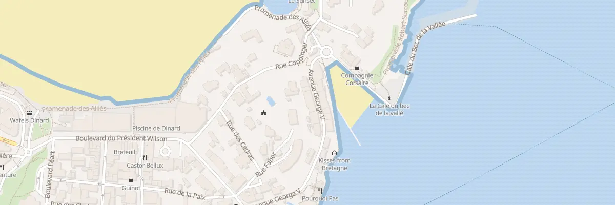 Plan du 16 Av George V à Dinard