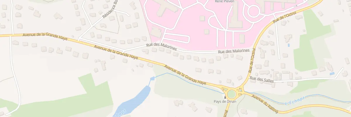 Plan du 19 Rue des Malorines à Dinan